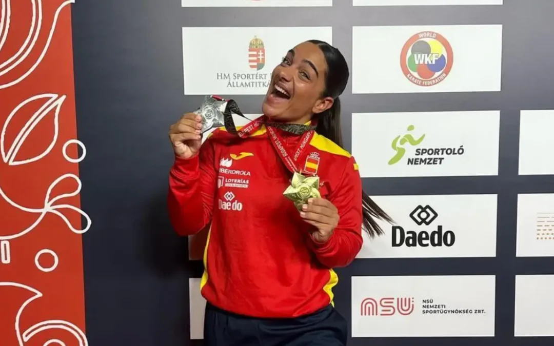 María Torres García campeona nacional de karate, visita nuestra clínica dental en Málaga